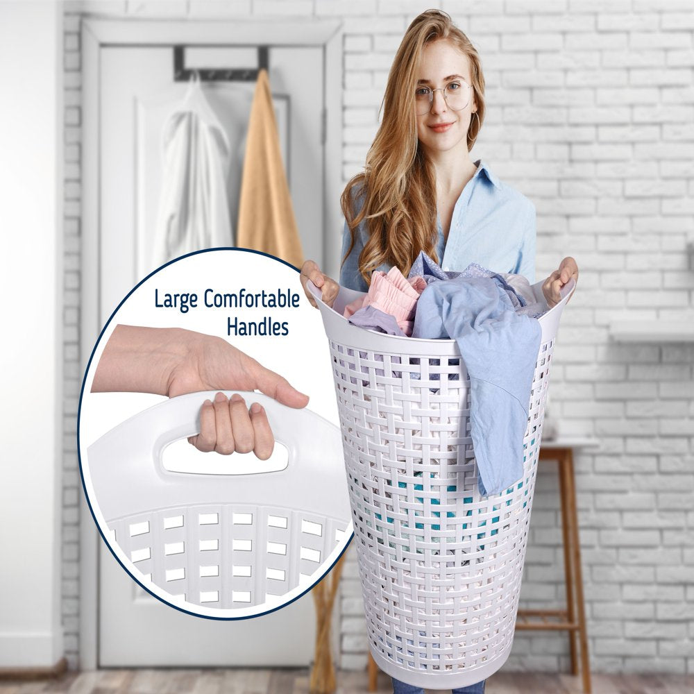 3 Pack Flexible round Wicker Hamper