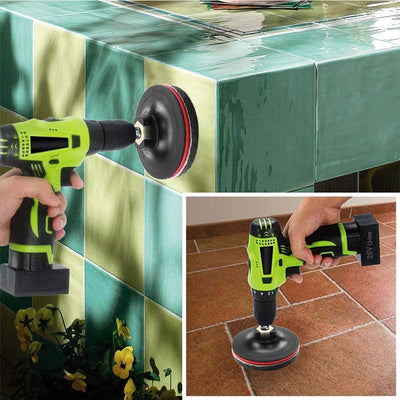 Drill Brush Power Scrubber Cleaning Set, 15 Piece Cleaner Scrubbing Brushes Attachments for Home Kitchen, Bathroom Surface, Carpet, Grout, Tile, Tub, Shower, Kitchen, Auto, Indoor