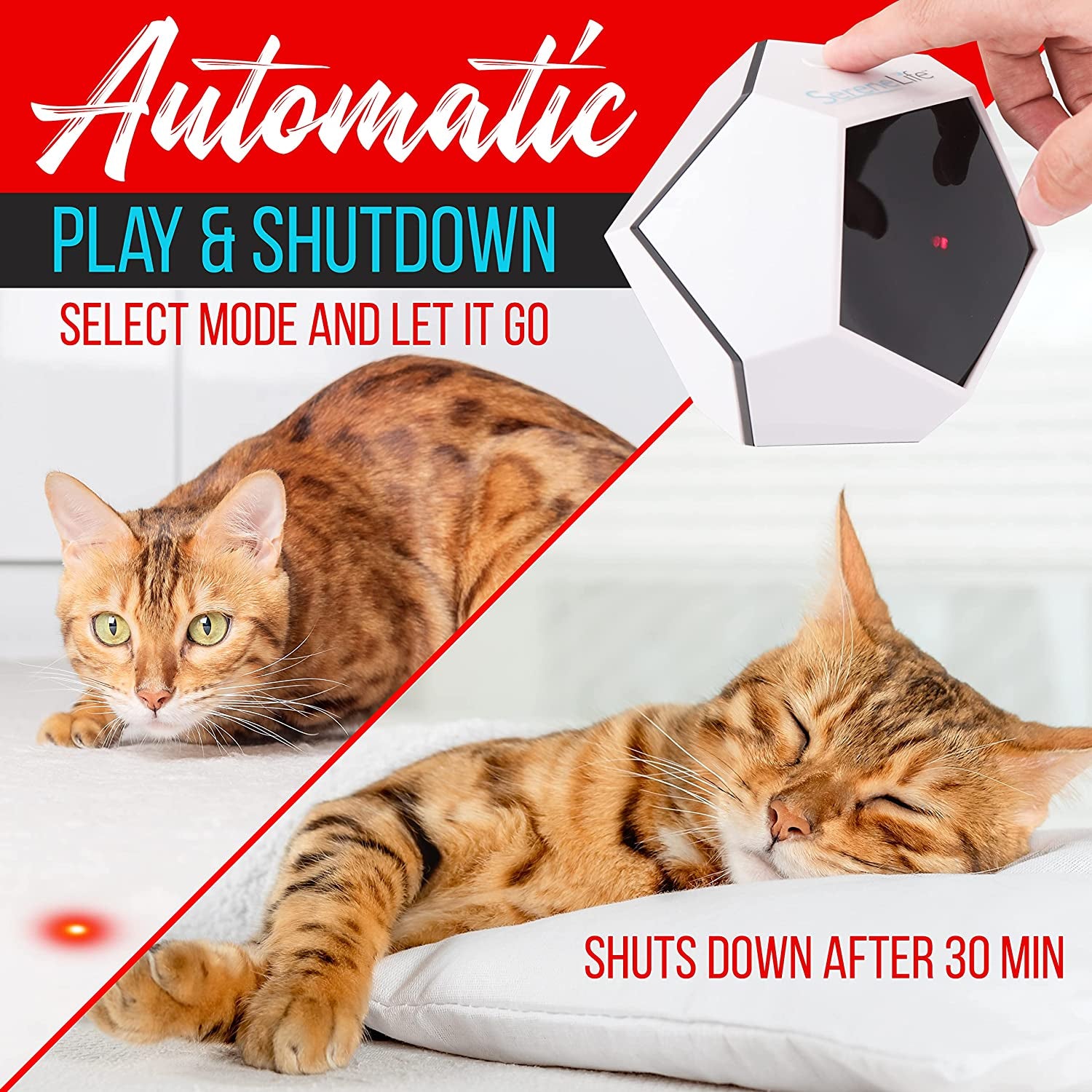Automatic Cat Light Toy 