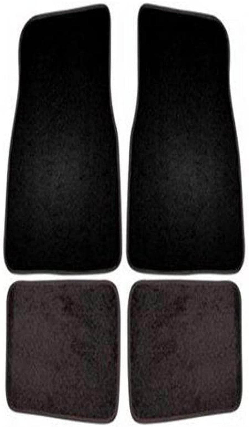 Carpet Interior Floor Mats, Grey, 4-Piece