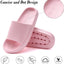 Pillow Slippers for Women and Men Thick Sole Cloud Bathroom Slippers Non-slip Quick Drying Spa Slippers Sandal Indoor & Outdoor