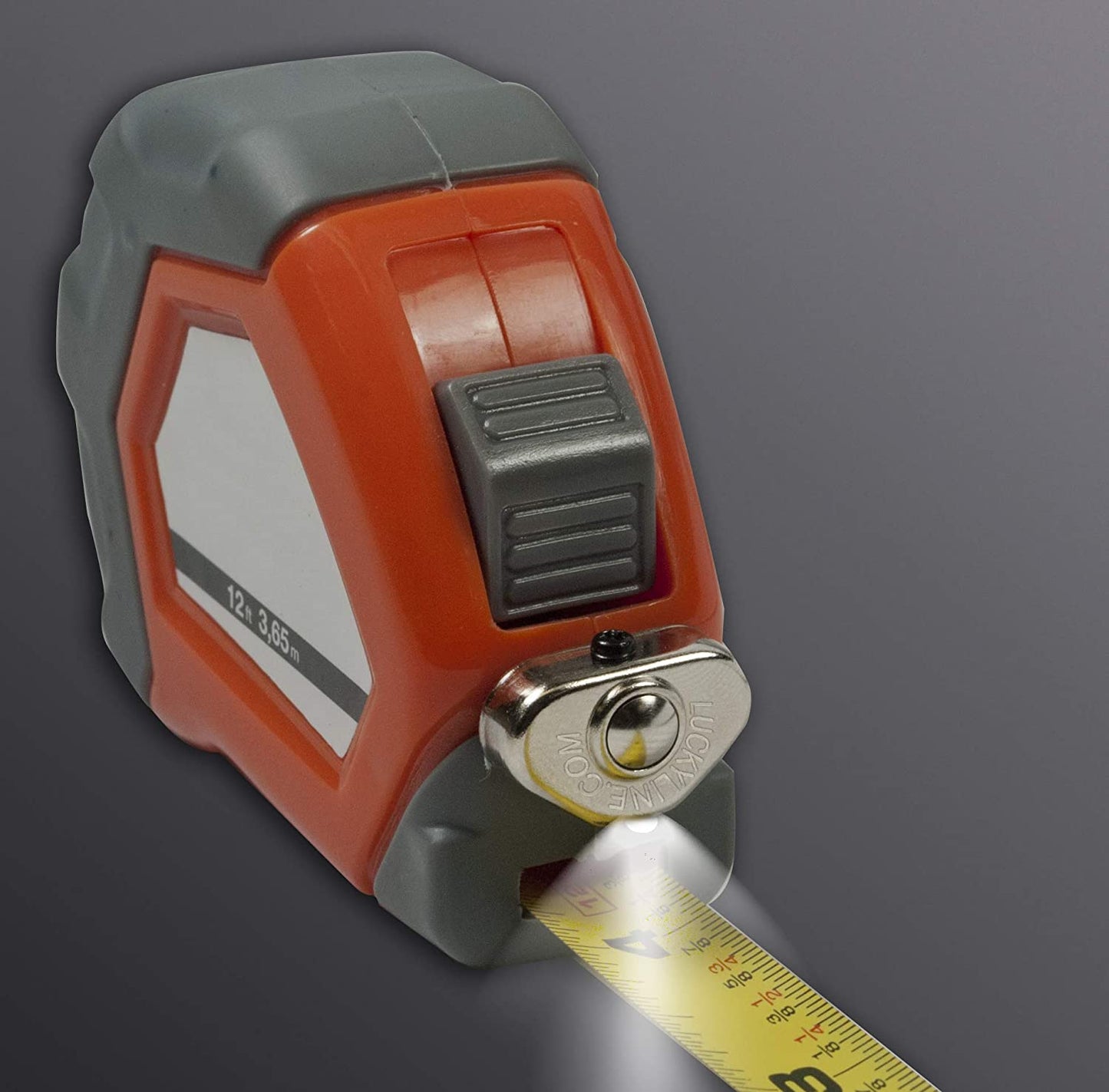 Smallest LED Thumb Light for Keys, Screwdrivers, Measuring Tape, Cabinets, Pet Leashes & More (90701), Silver