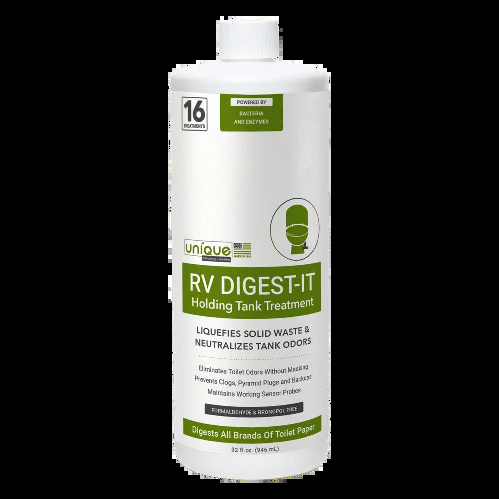 RV Digest-It Black Water RV Holding Tank Treatment - Concentrated Liquid Toilet Treatment (16 Treatments, 32 Oz.)