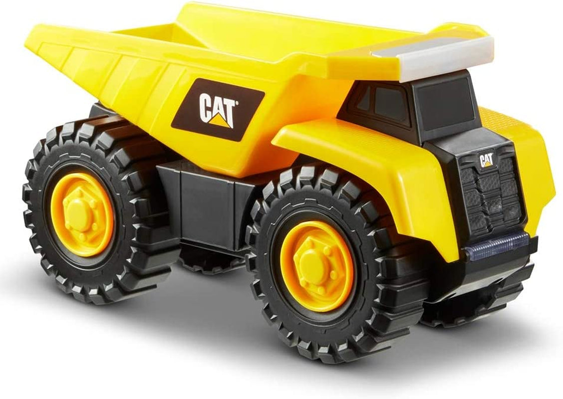 Cat Construction Tough Machines Toy Dump Truck with Lights & Sounds, Yellow