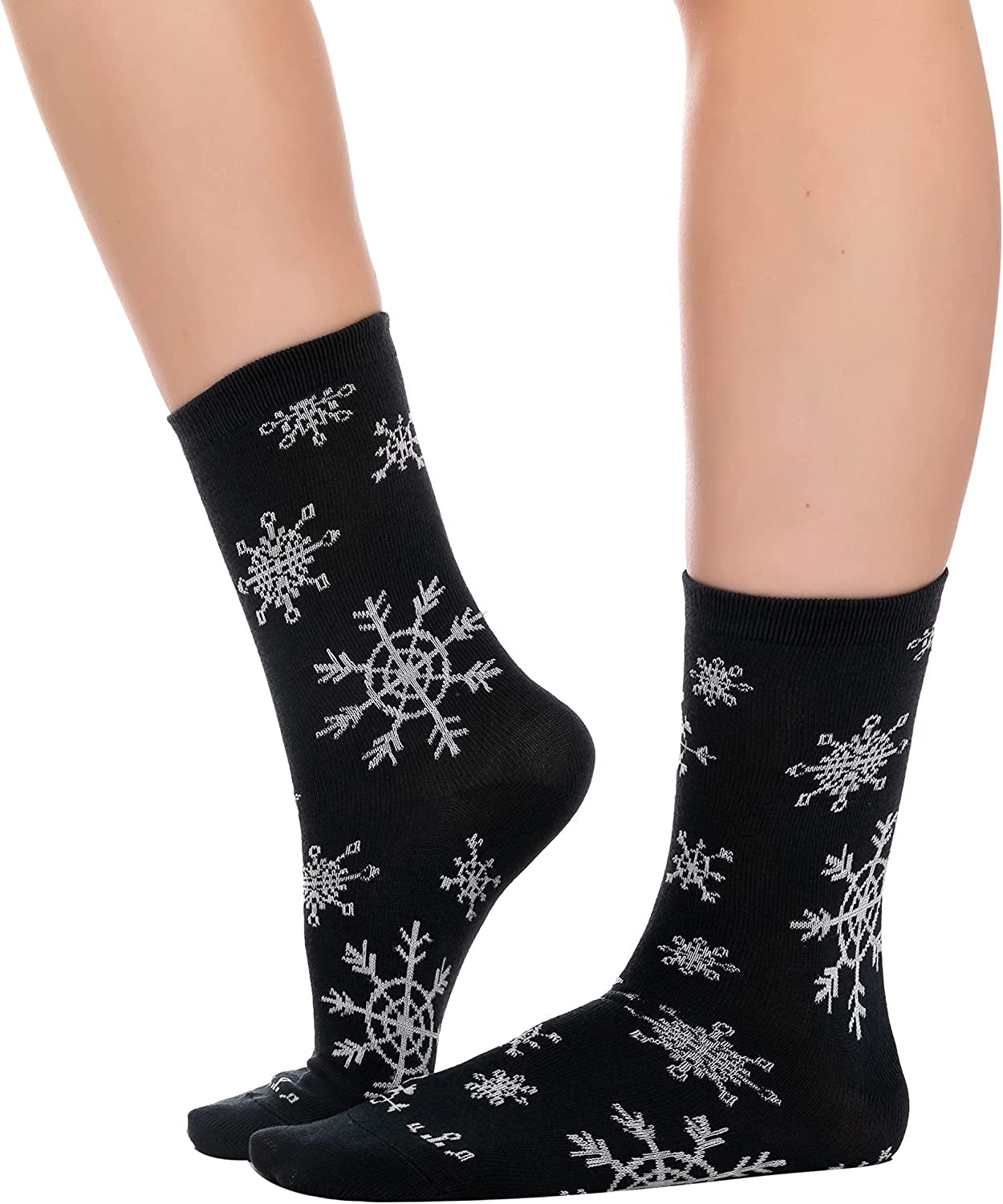 JOYIN 12 Pairs Christmas Cotton Socks, Holiday Warm Soft Socks for Winter Christmas, Holiday or Birthday Gift
