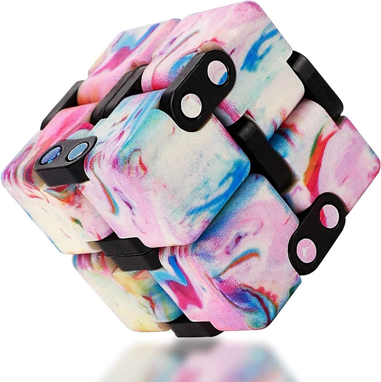 Fidgets Toys Fidget Cubes 2PCS Infinity Cubes for Kids & Teen & Adult, Cool Stuff Adult Toys Mini Gadget Best for Stress or Anxiety Relief and Kill Time, Sensory Toys Unique Teacher Appreciation Gifts