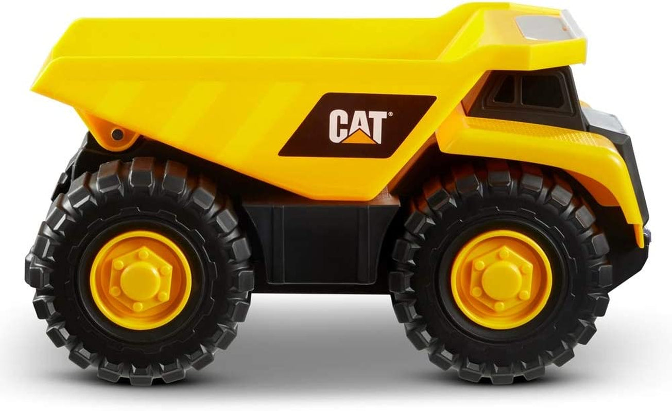 Cat Construction Tough Machines Toy Dump Truck with Lights & Sounds, Yellow