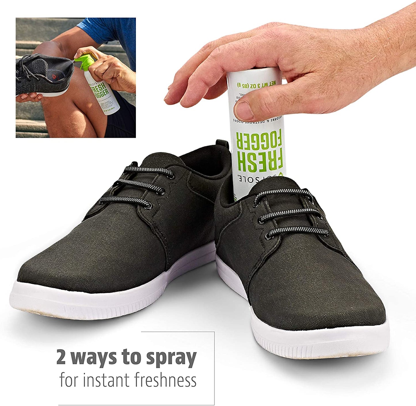 Sof Sole Fresh Fogger Shoe, 3-Ounce 2pk