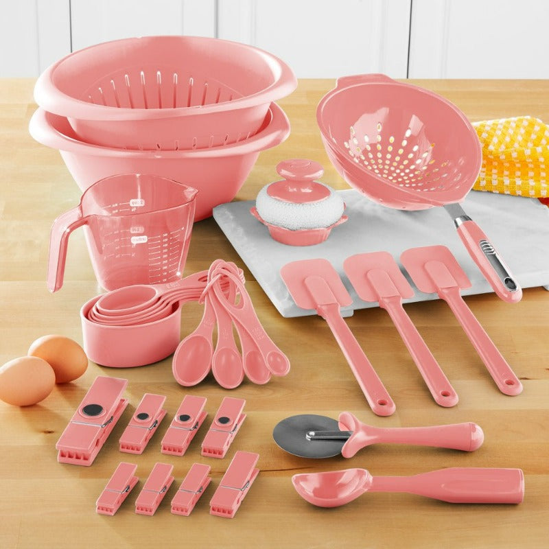 28-Piece Plastic Kitchen Tools and Gadgets Set