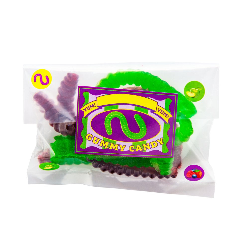 Gummy Candy Lab: Worms and Spiders - Green Apple and Mixed Berry Candy Mix