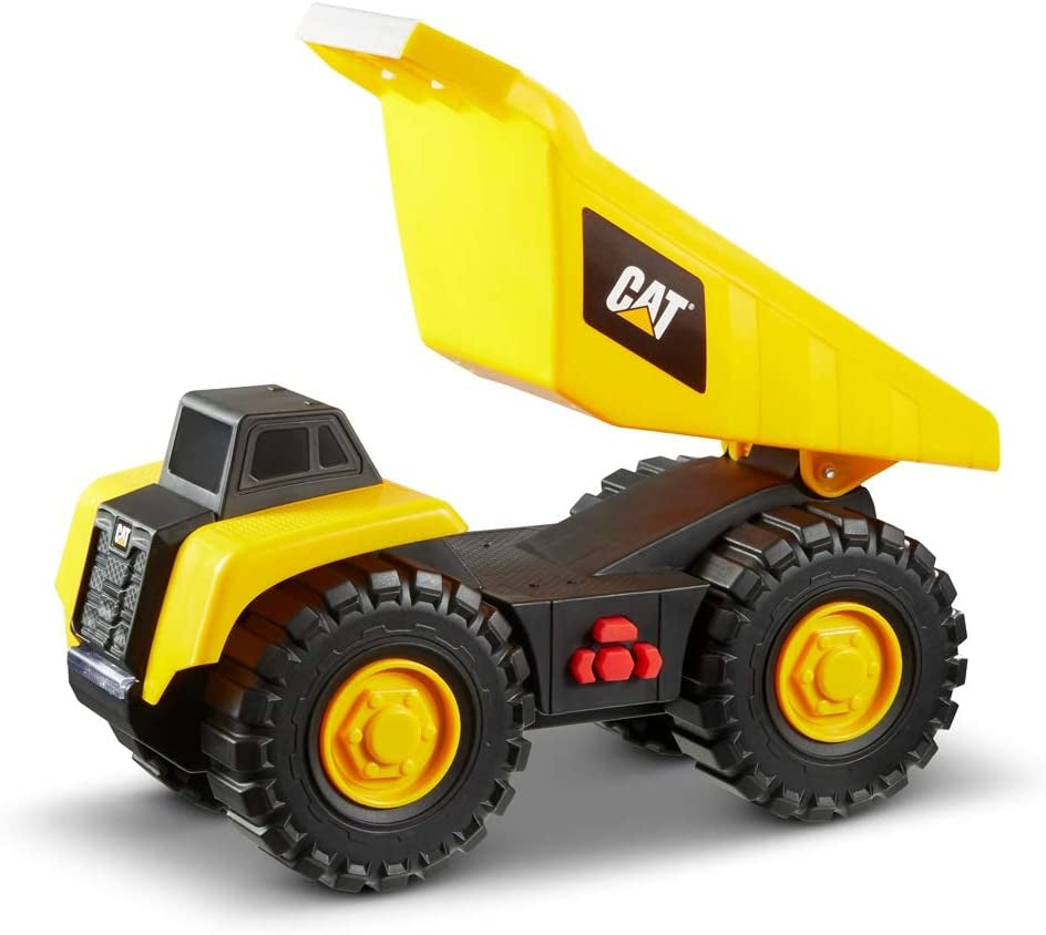 Cat Construction Tough Machines Toy Dump Truck with Lights & Sounds, Yellow