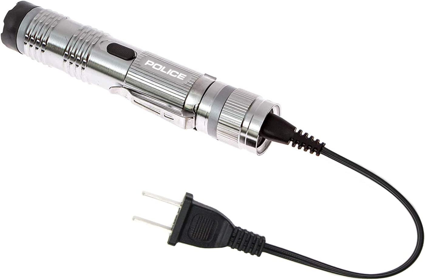 Aluminum Series 59 Billion Rechargeable with LED Tactical Flashlight, Silver