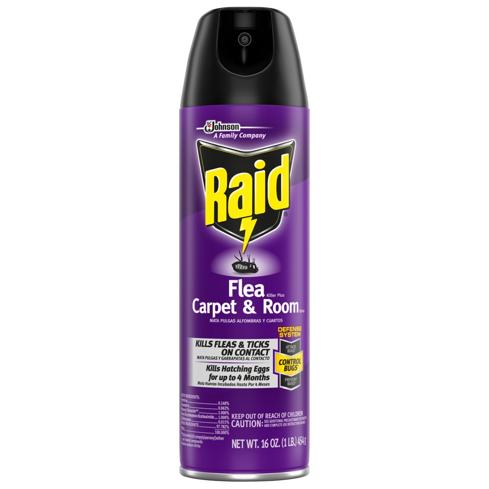 Raid Flea Killer plus Carpet & Room Spray, 16 Oz