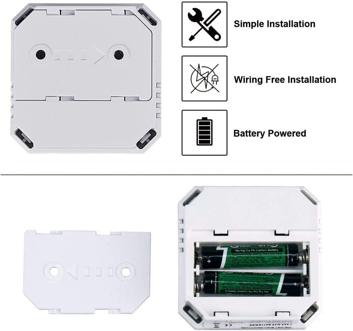 Carbon Monoxide Detector 2 Pack