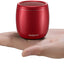  Small Bluetooth Speaker, Mini Portable Wireless Speaker, Punchy Bass Rich Audio Stereo Pairing, Handheld Pocket Size 10H Playtime Built in Mic for Hiking Biking Gift Laptop Tablet (Red)