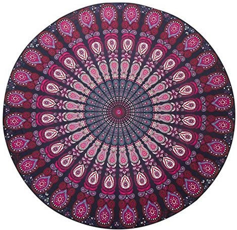 Round Beach Throw Tapestry 60 Inches