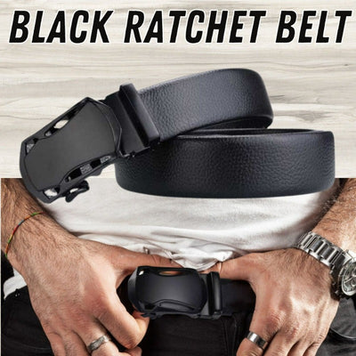 Microfiber Leather Mens Ratchet Belt Size 28-44 for Men Adjustable Automatic Slide Buckle