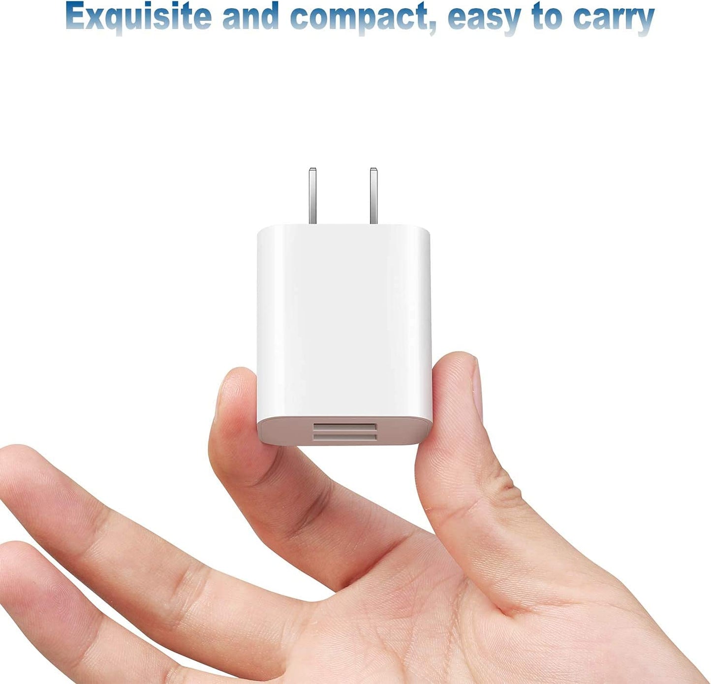 USB Wall Charger Block 2Pack