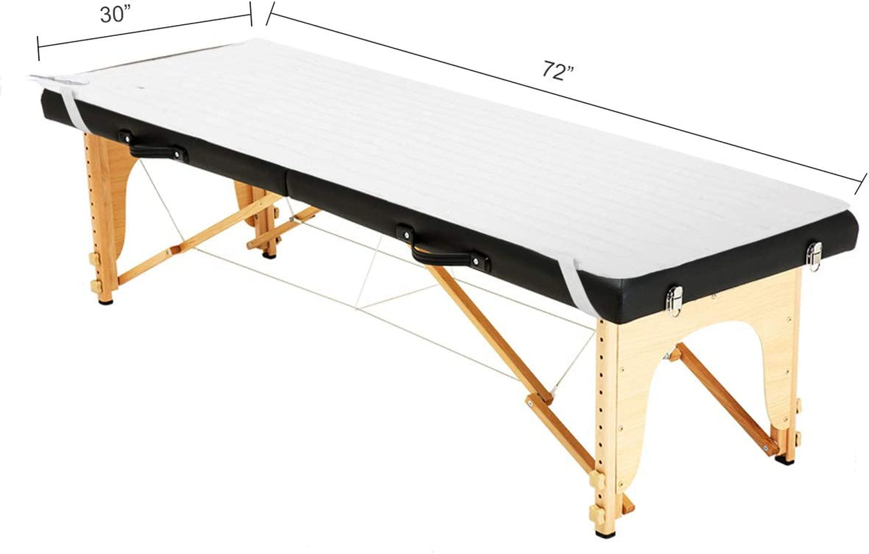 Giantex Standard Massage Table Warmer, Spa Table Heating Pad with Digital Timer and Five Heat Settings, Auto Overheat Protection, Portable Electric Table Warmers