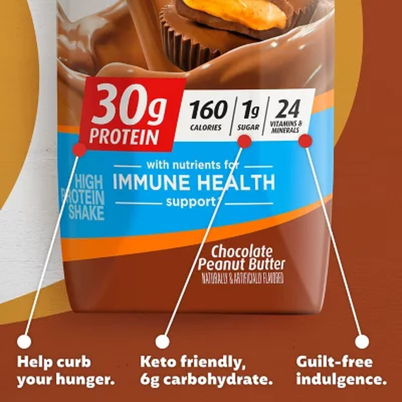 15 Pk  Chocolate Peanut Butter Premier Protein  Shake