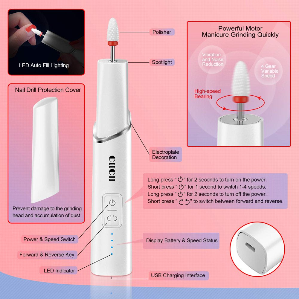 Electric Nail Drill Machine