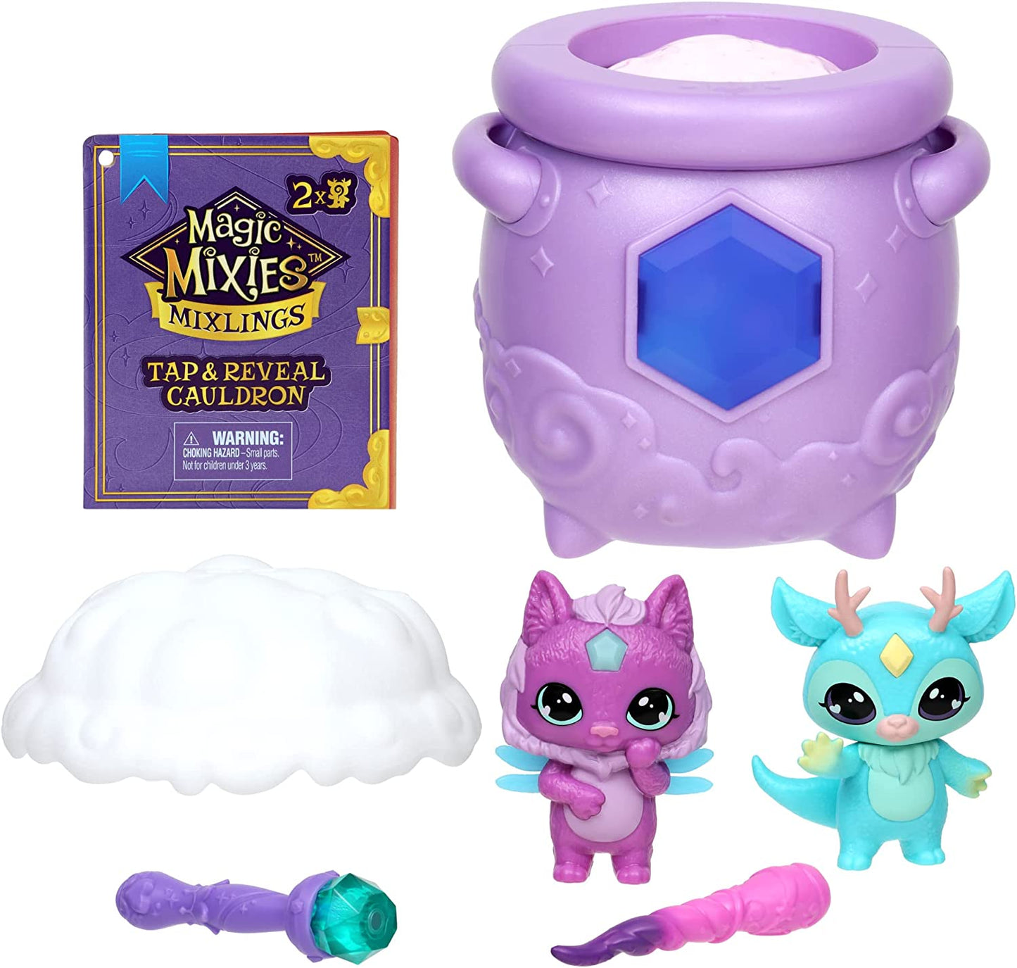 2 Pack Magic Mixies Mixlings Tap & Reveal Cauldron