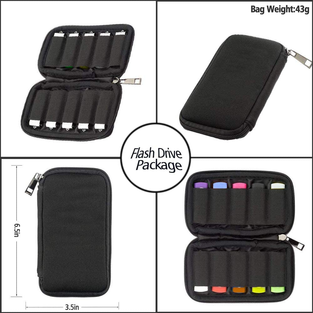 Flash Drive Case USB Storage Case Electronic Accessories Organizer for USB Flash Drive, USB Case, Thumb Drive Caes, Jump Drive Case, USB Organizer
