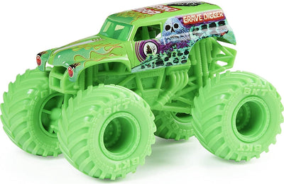 Monster Jam 2022 Spin Master 1:64 Diecast Truck with Bonus Accessory: Hyper Fueled Grave Digger