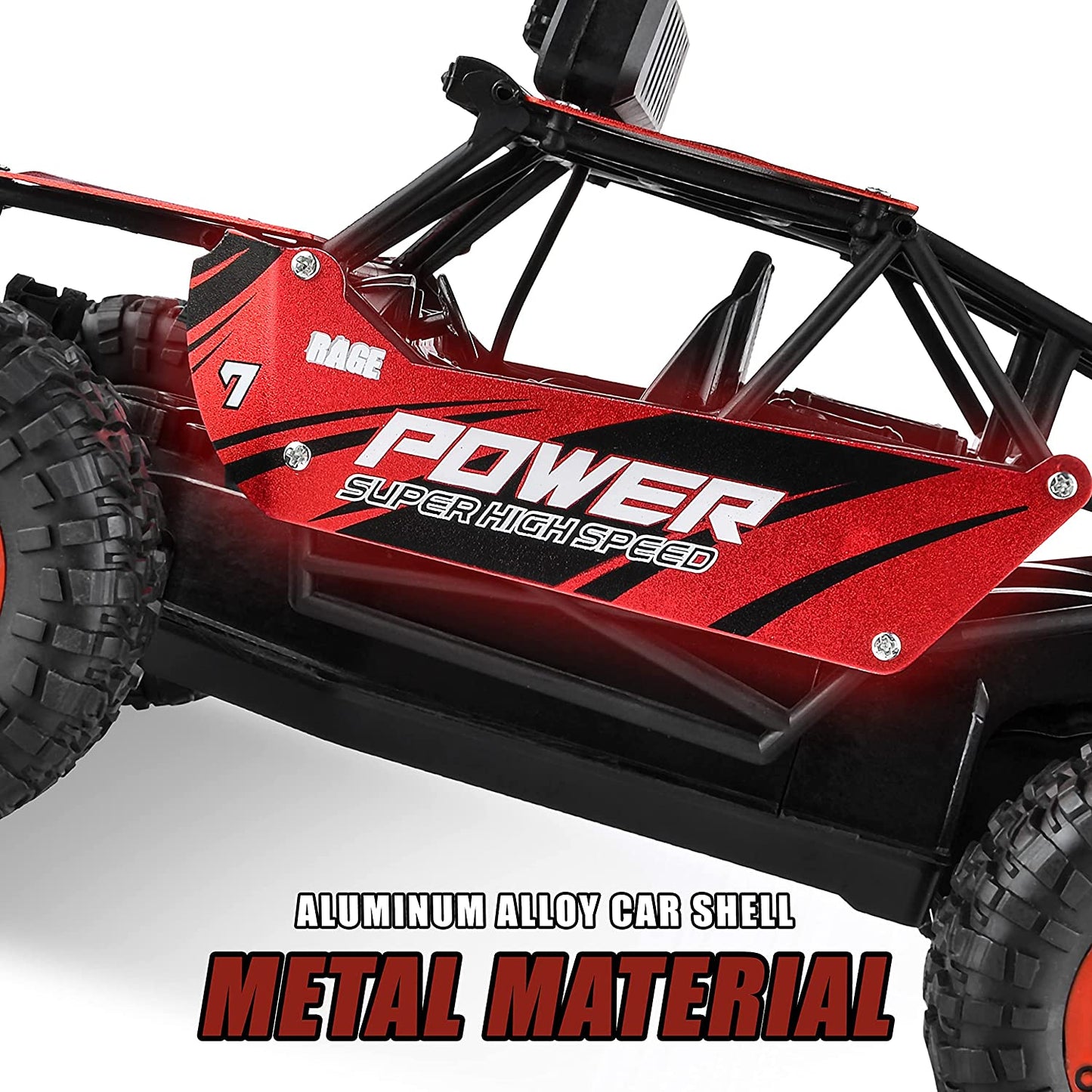 BZ TB141 RC Cars-1:14 Scale Remote Control Car, 2WD High Speed 20 Km/H All Terrains Electric Toy off Road RC Car Vehicle Truck Crawler with Two Rechargeable Batteries