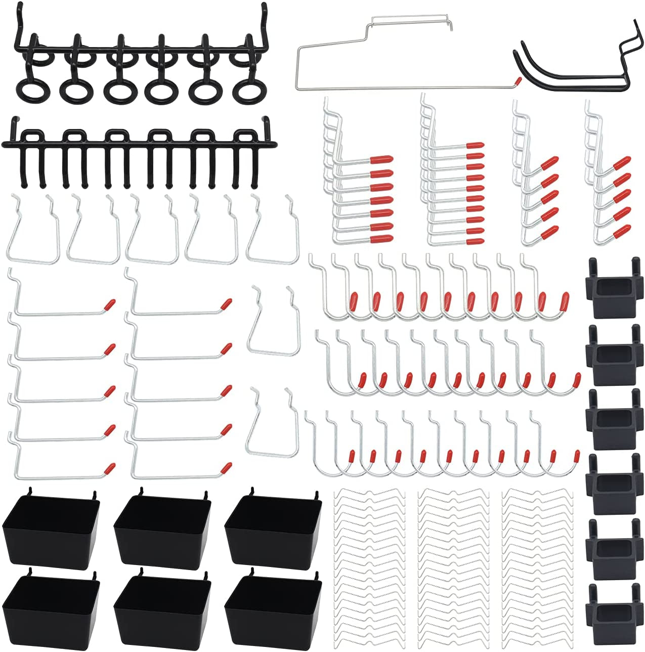 150pcs Pegboard Hooks Assortment