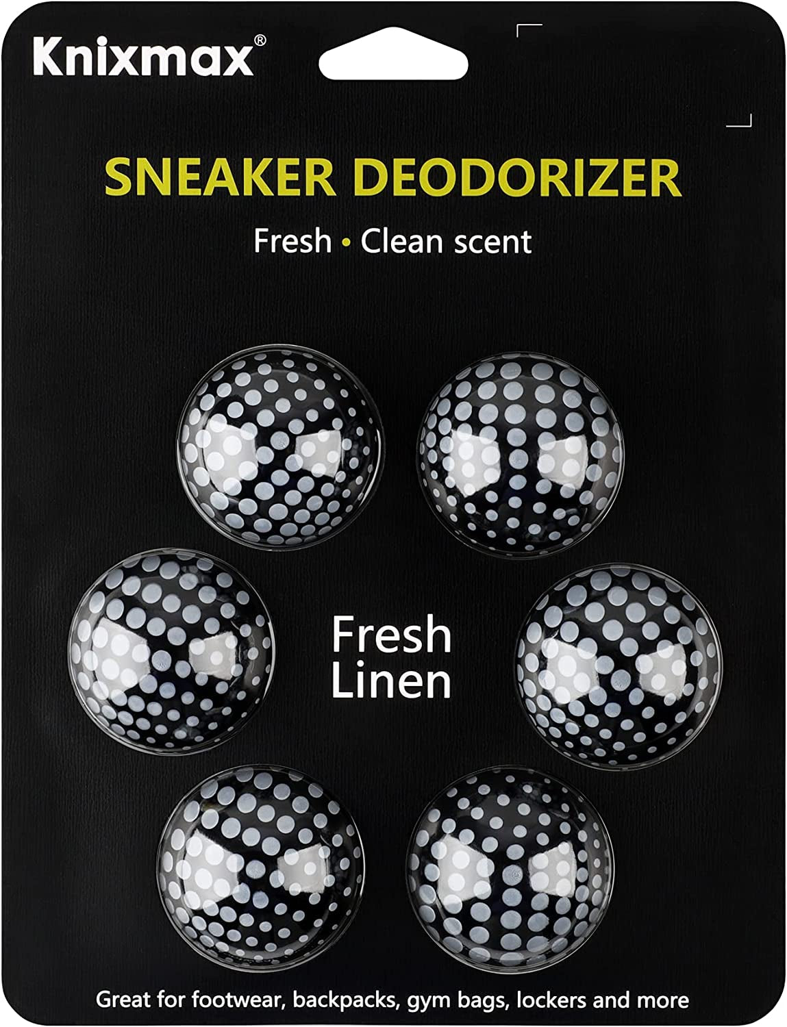  Sneaker Deodorizer Balls, 3 Pairs