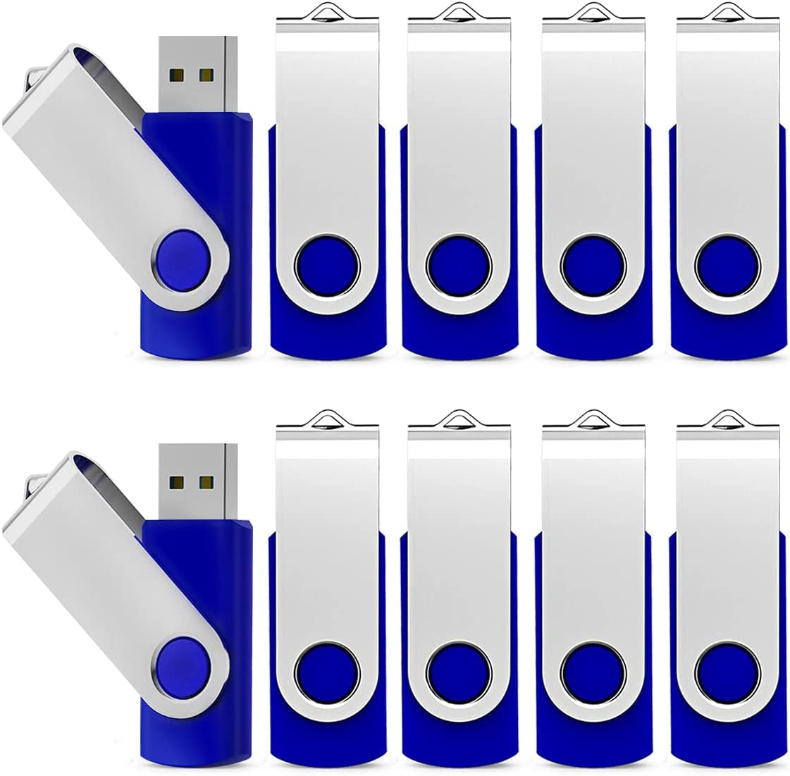 64GB USB Flash Drive 10 Pack Thumb Drive Flash Drive 64 GB USB Stick Jump Drive USB 2.0 Thumb Drives Pen Drive