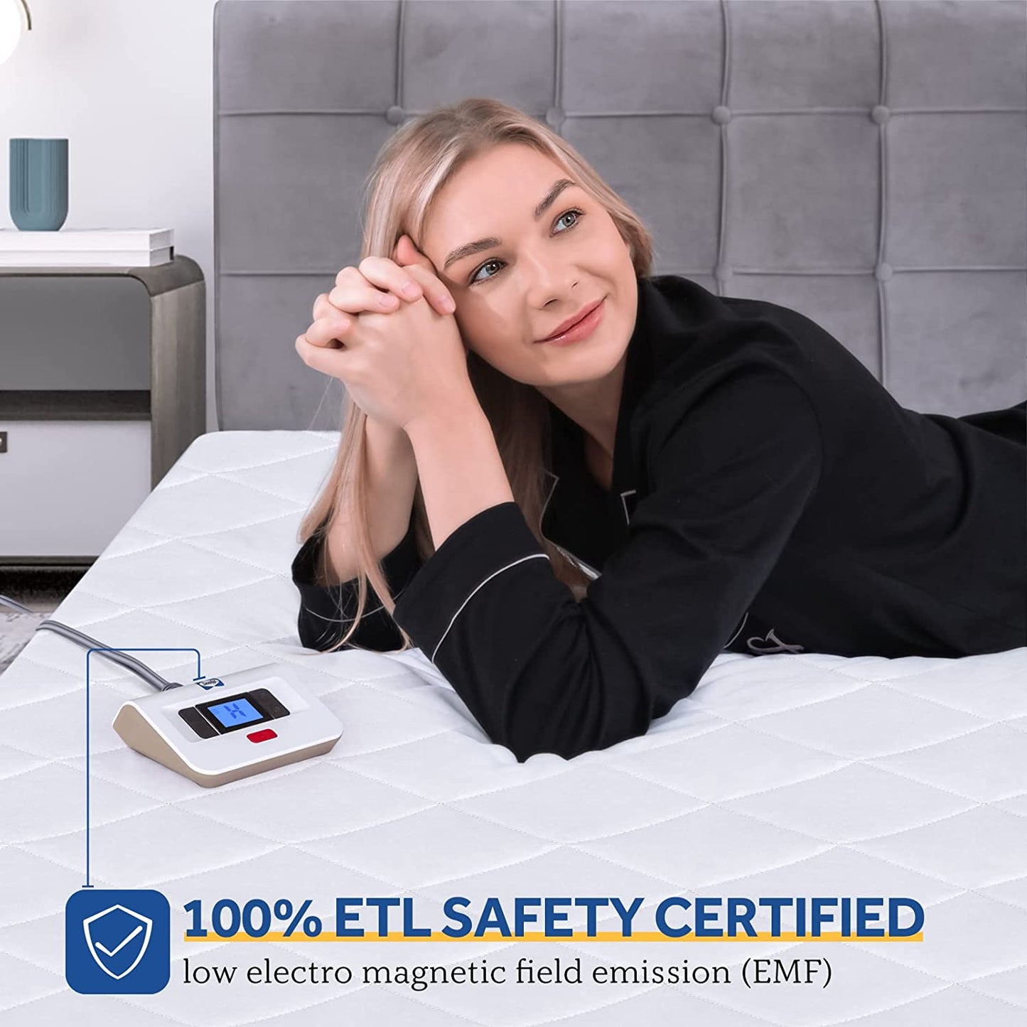 Sealy Heated Mattress Pad Fit up to 17" Deep Pocket