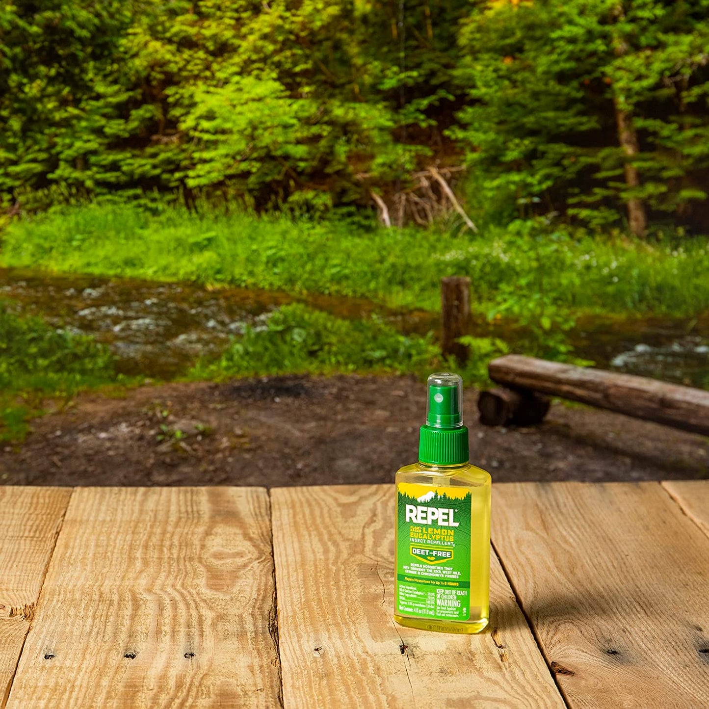 Repel Lemon Eucalyptus Natural Mosquito Repellent, 4-Ounce Pump Spray, 1 count