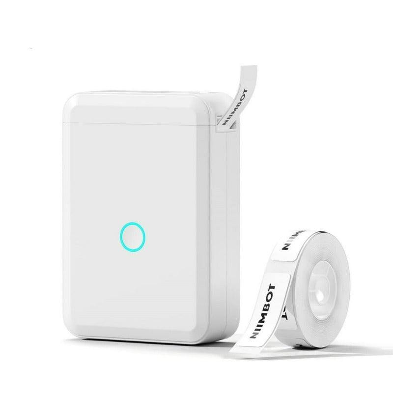 Label Maker D110 Portable Label Printer Inkless Labeler Sticker Bluetooth Label Maker Machine