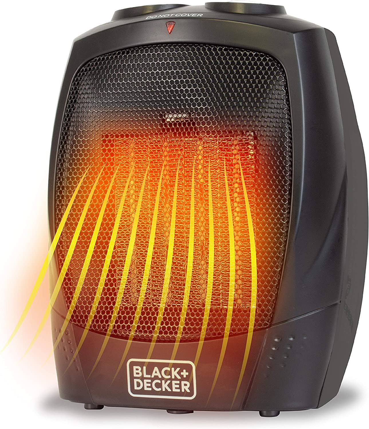 BLACK+DECKER Portable Space Heater, 1500W Room Space Heater with Carry Handle for Easy Transport