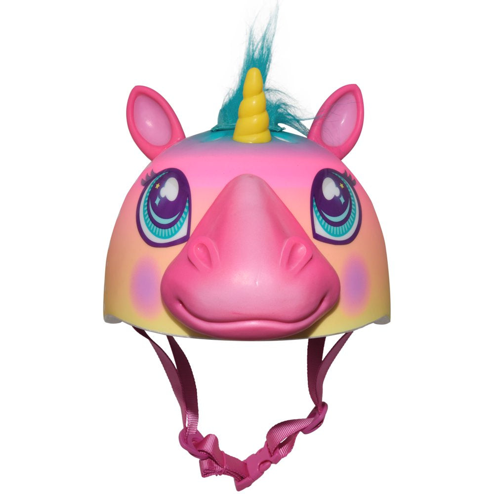 Super Rainbow Unicorn Hair Bike Helmet, Child 5+ (50-54Cm)