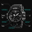 Men's Watches Sports Outdoor 50M Waterproof Military Wrist Watch Date Multi Function Tactics LED Alarm Stopwatch Analog Digital Dual Display 12H/24H