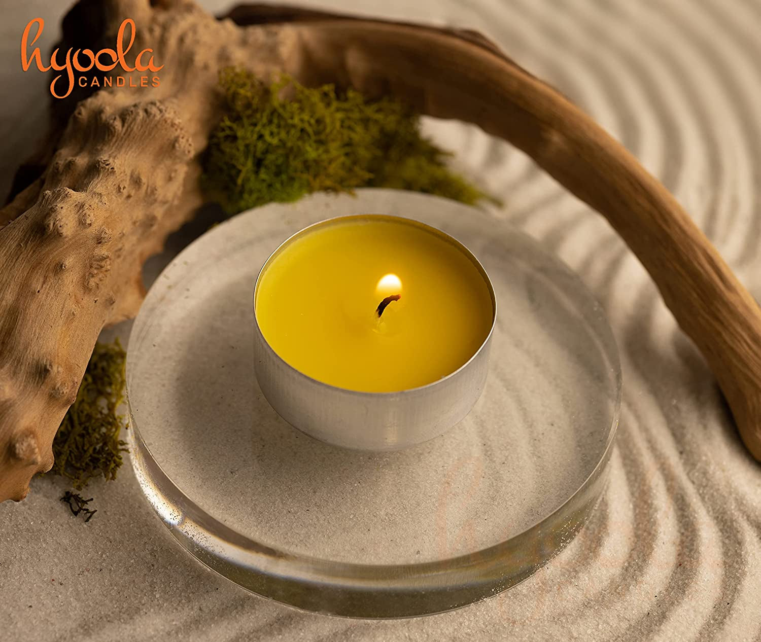 Tealight Citronella Candles - Anti Mosquito Candle - 4 Hour Burn - 50 Pack - DEET Free
