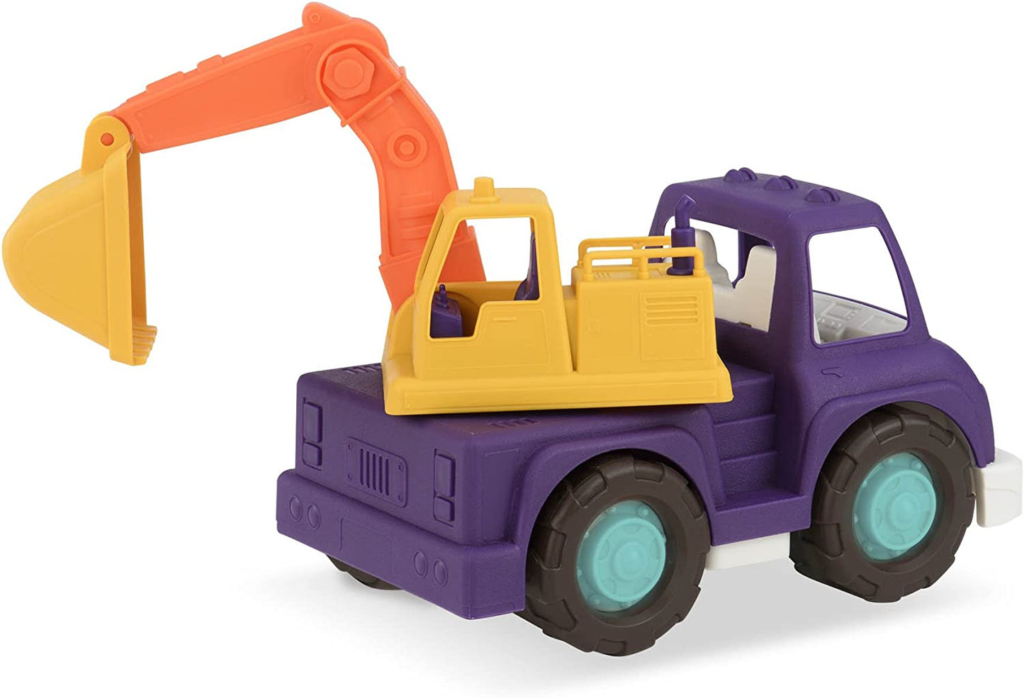 Wonder Wheels by Battat – Fire Truck, Recycling Truck, Excavator Truck – Combo of Recycling, Excavator, & Fire Truck Toys for Toddlers Age 1 & up (3 Pc) – 100% Recyclable