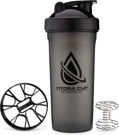 3 PACK - Extra Large Shaker Bottle, 45-Ounce Shaker Cup with Dual Blenders for Mixing Protein