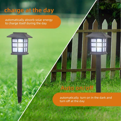 6Pcs Solar Pathway Lights Outdoor, Solar Outdoor Garden Lights Led Light
