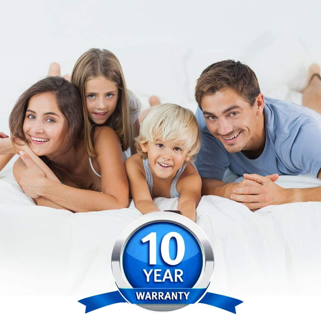 California King Size Quilted Fitted Waterproof Mattress Pad, Premium Hollow Material Filling Mattress Protector, Breathable, Quiet, Cooling, Machine-Washable Mattress Cover with 21” Deep Pocket