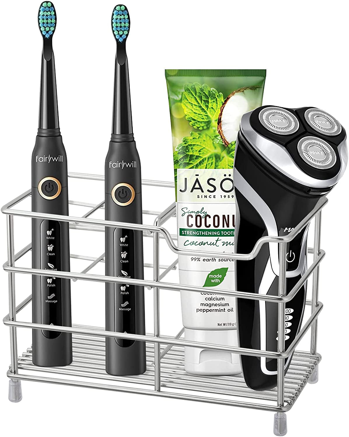Stainless Steel Bathroom Toothbrush Holder