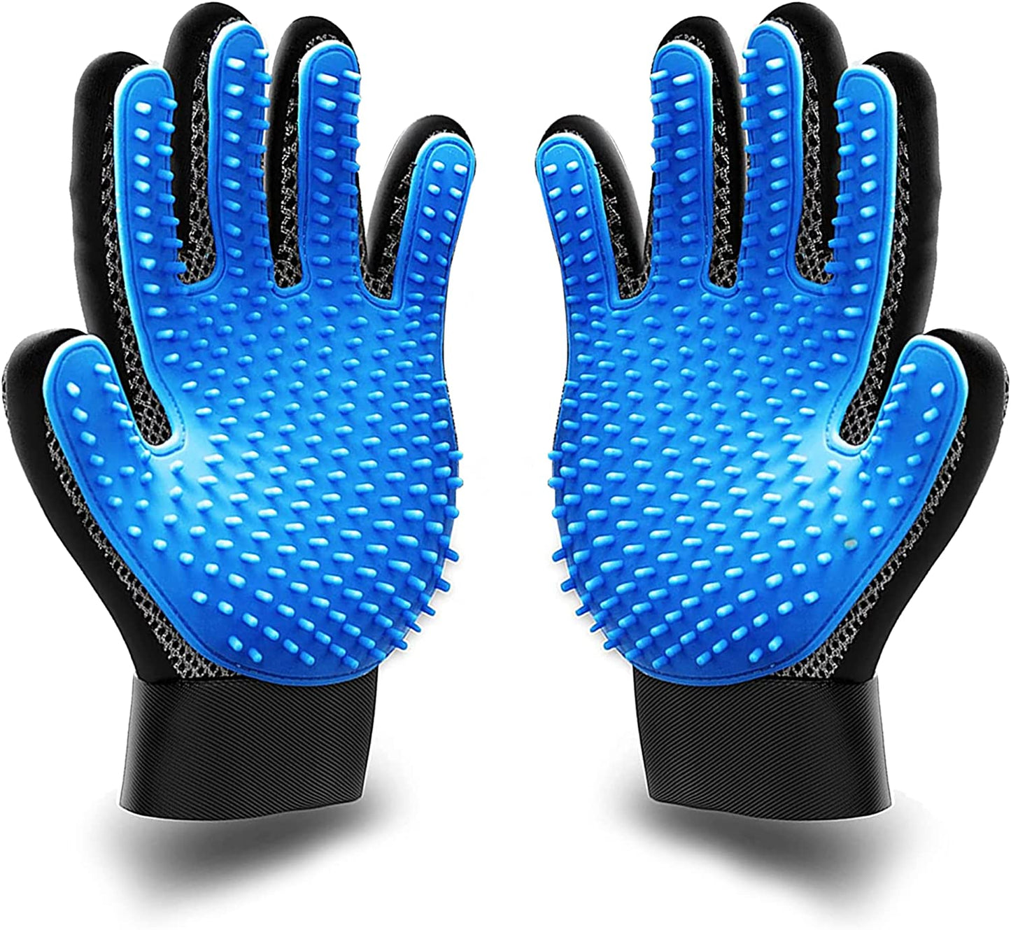 Grooming Glove | Deshedding Glove for Easy, Mess-Free Grooming | Grooming Mitt for Dogs, Cats, Rabbits & Horses with Long/Short/Curly Hair | Pet Hair Gloves for Pet Hair Removal