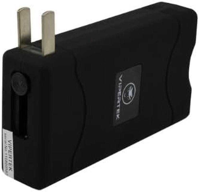 30 Billion Mini Stun Gun - Rechargeable with LED Flashlight, Black