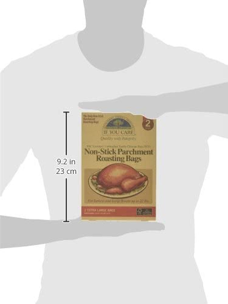 If You Care Parchment Roasting Paper Bags – Pack of 2 - Unbleached, Chlorine Free, Nonstick, Compostable, Silicone Coated