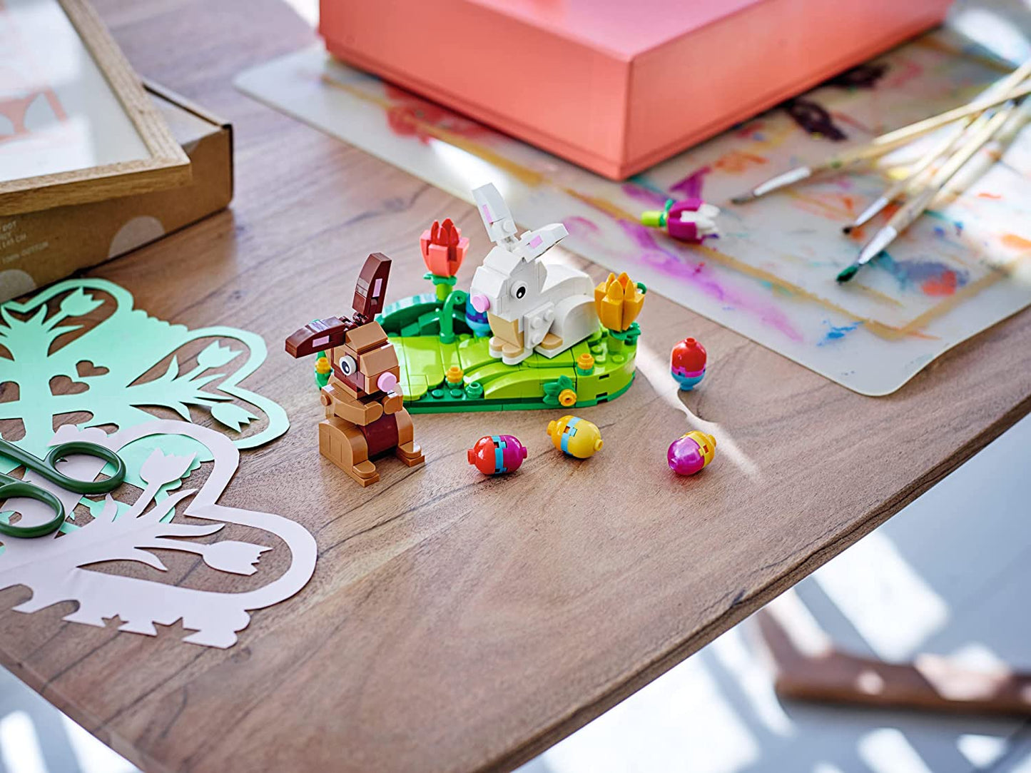LEGO Easter Rabbits Display