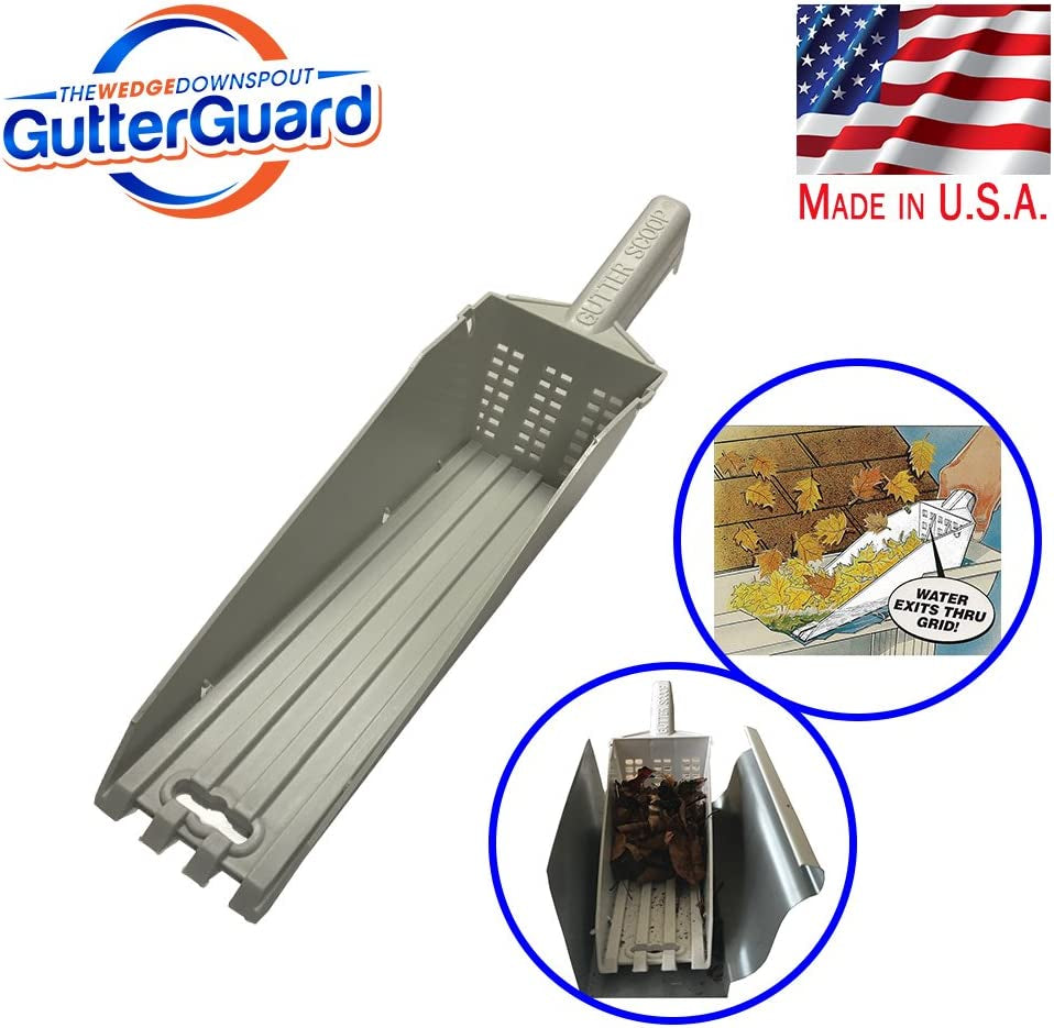 The Wedge Downspout Gutter Guard Gutter Scoop Gutter Cleaning Tool 