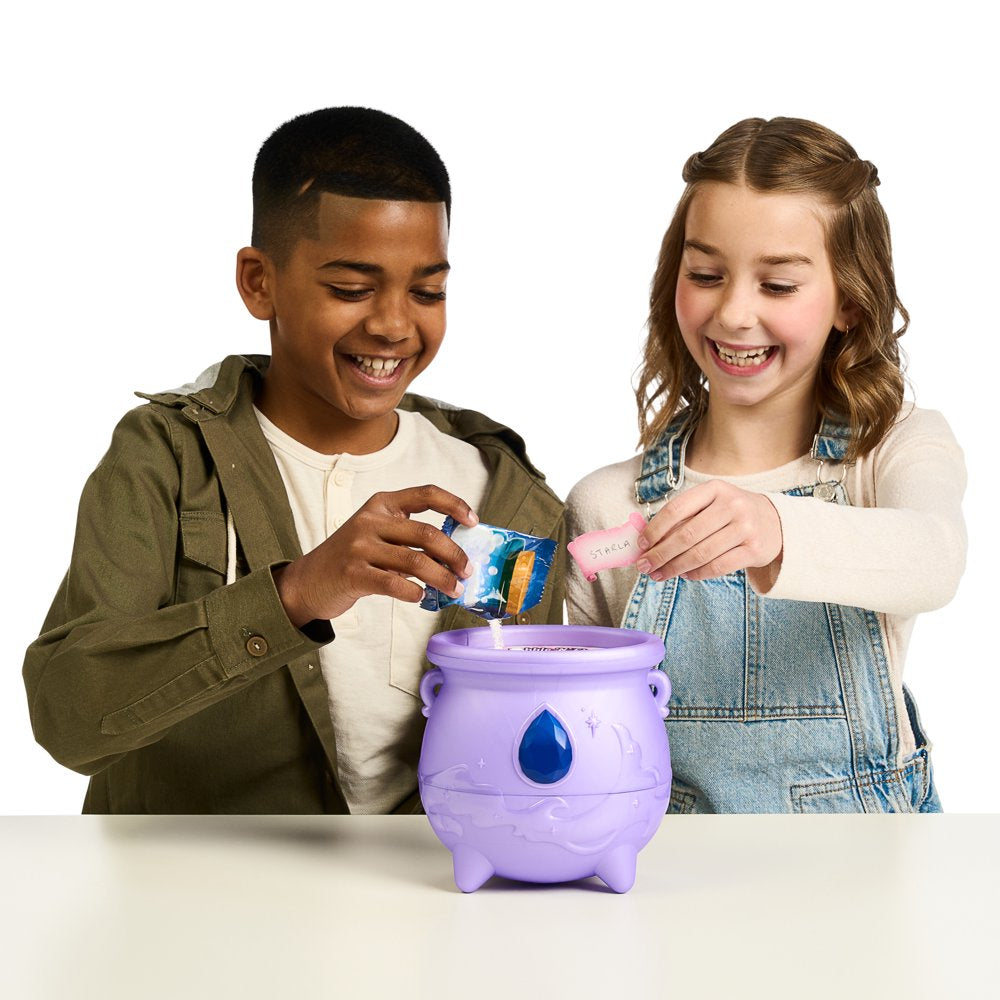 Magic Mixies Color Surprise Magic Purple Cauldron, Colors and Styles May Vary, Ages 5+